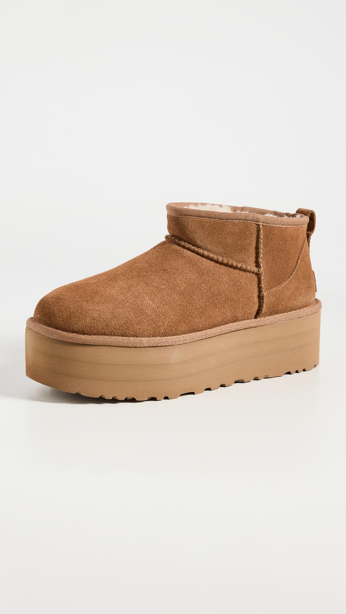 UGG Women's Classic Ultra Mini Platform Boot, Chestnut, 7