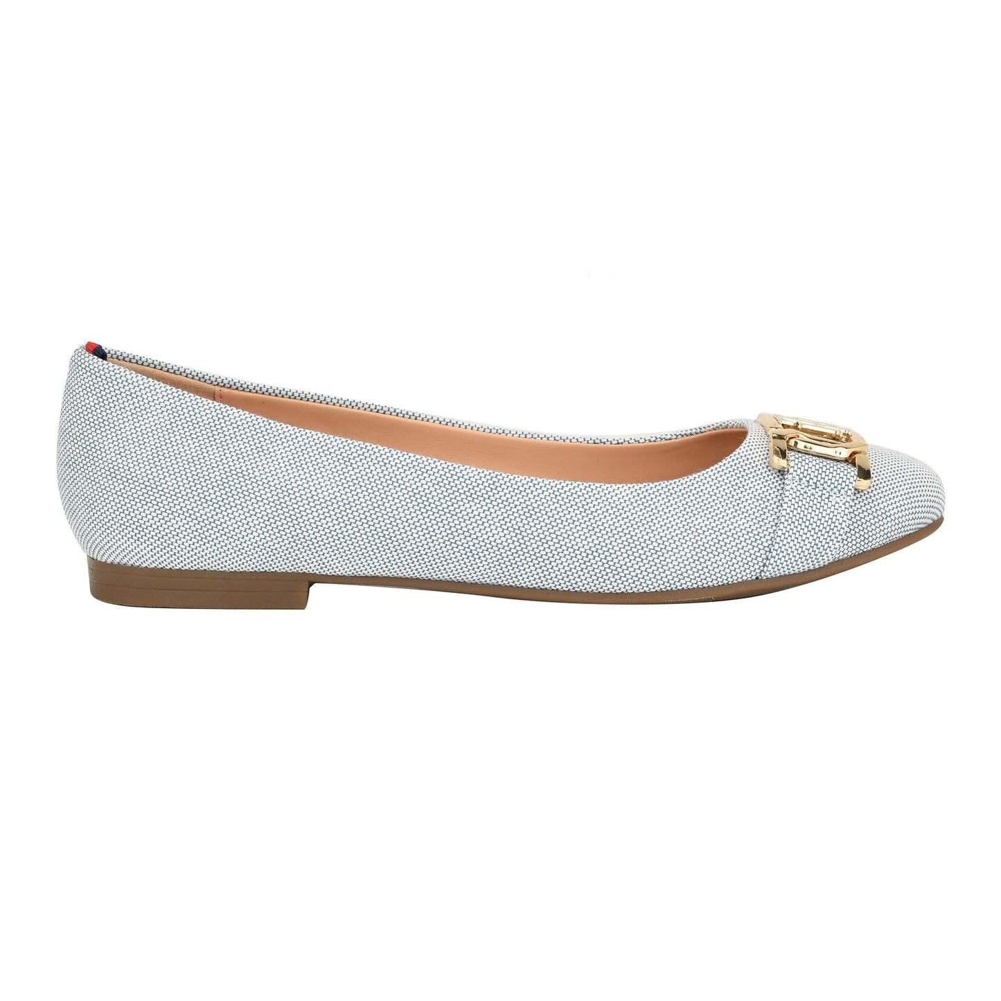 Tommy Hilfiger Women's Gallyne2 Ballet Flat, Columbia Blue 420, 8