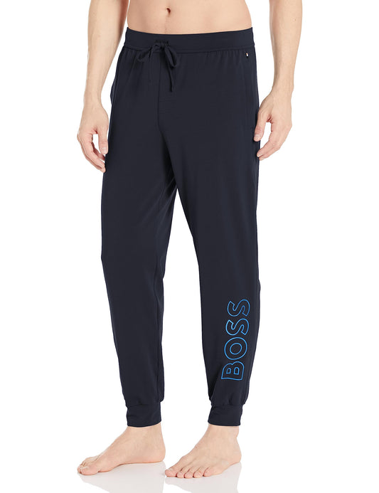 BOSS Mens Identity Jogger Lounge Sweatpants, Deep Navy Blue, Medium US