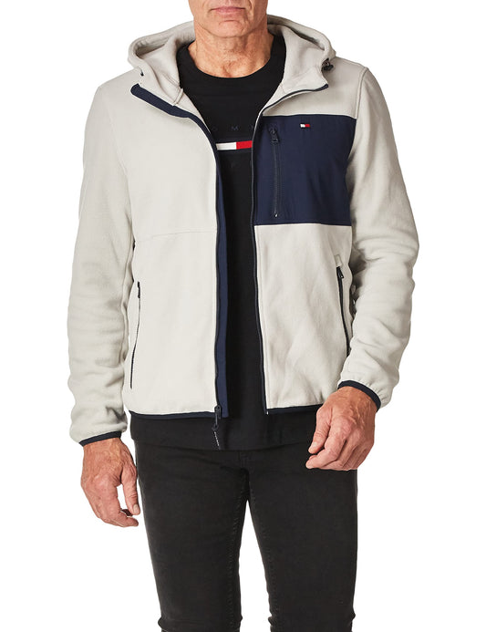 Tommy Hilfiger Men's Hooded Performance Fleece Jacket