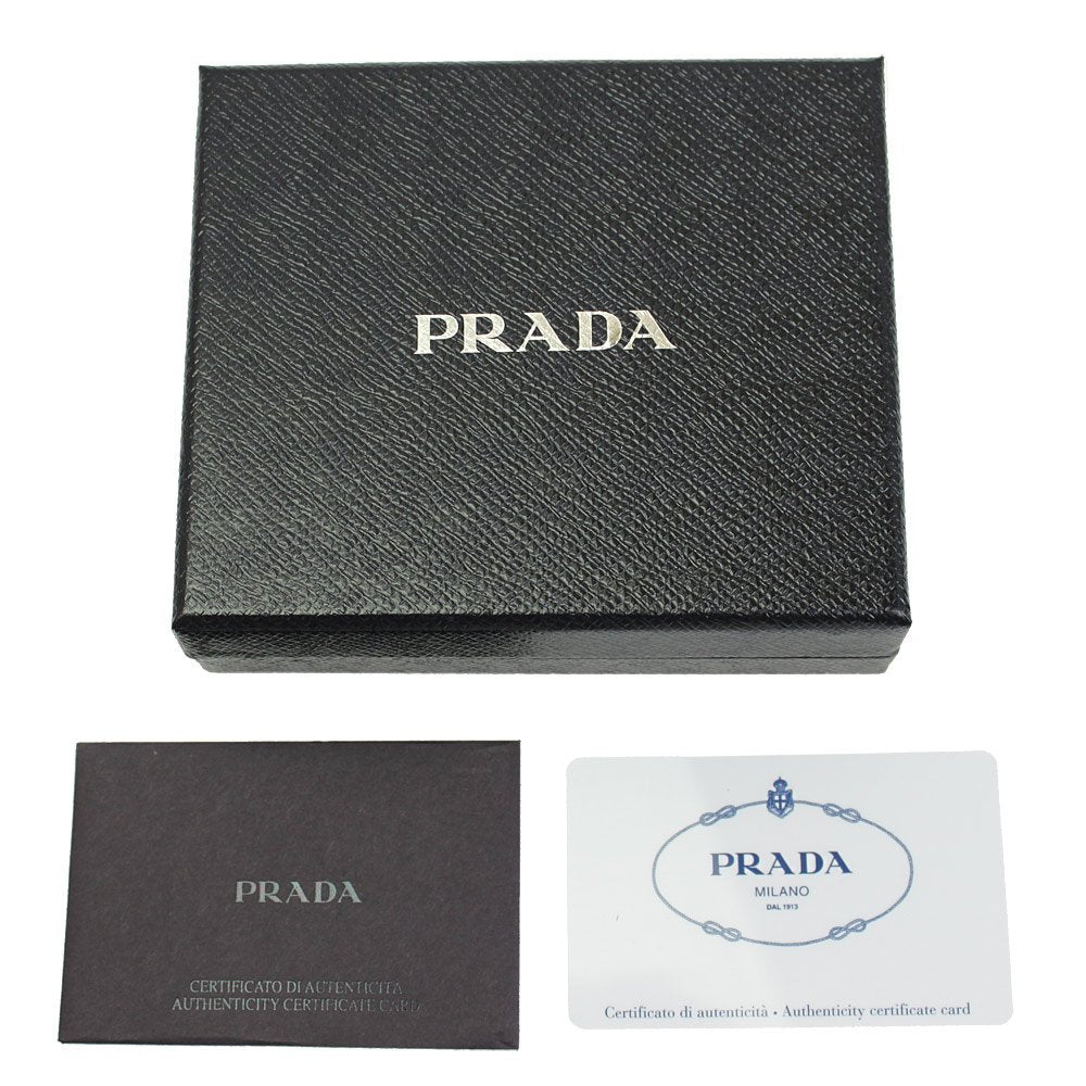 Prada Mens Black Saffiano Leather Bi-fold Wallet 2m0738 Nero