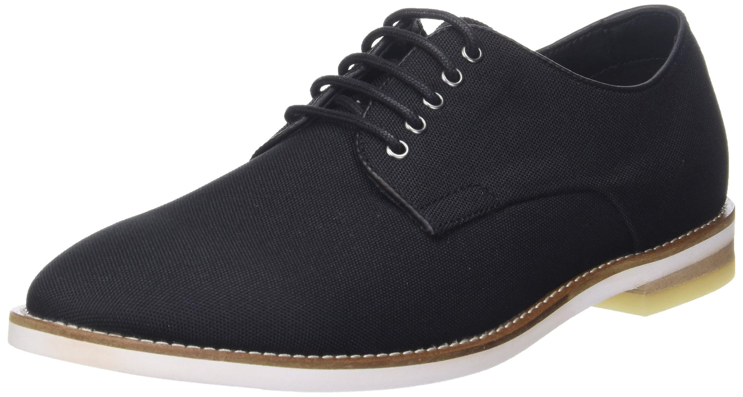 Calvin Klein Men's Aggussie Oxford, Black, 10.5