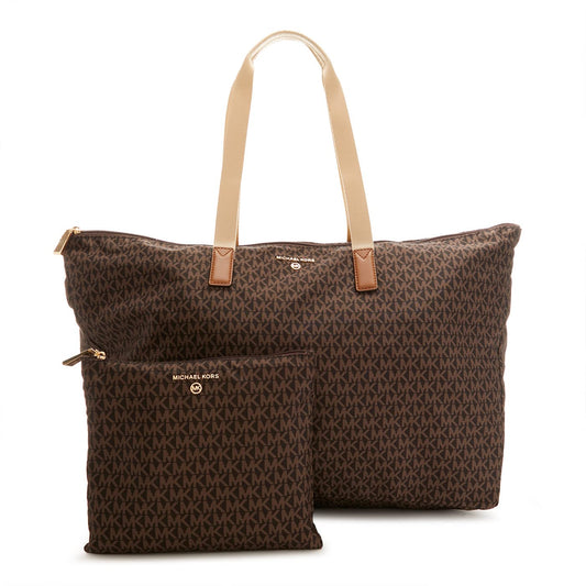 Michael Kors Jet Set Travel Large Packable Tote, Brown/Acorn