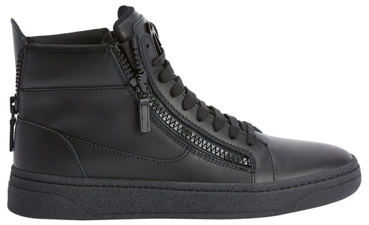 Giuseppe Zanotti, Gz94 Low-Top Sneakers Leather, 9.5, Black