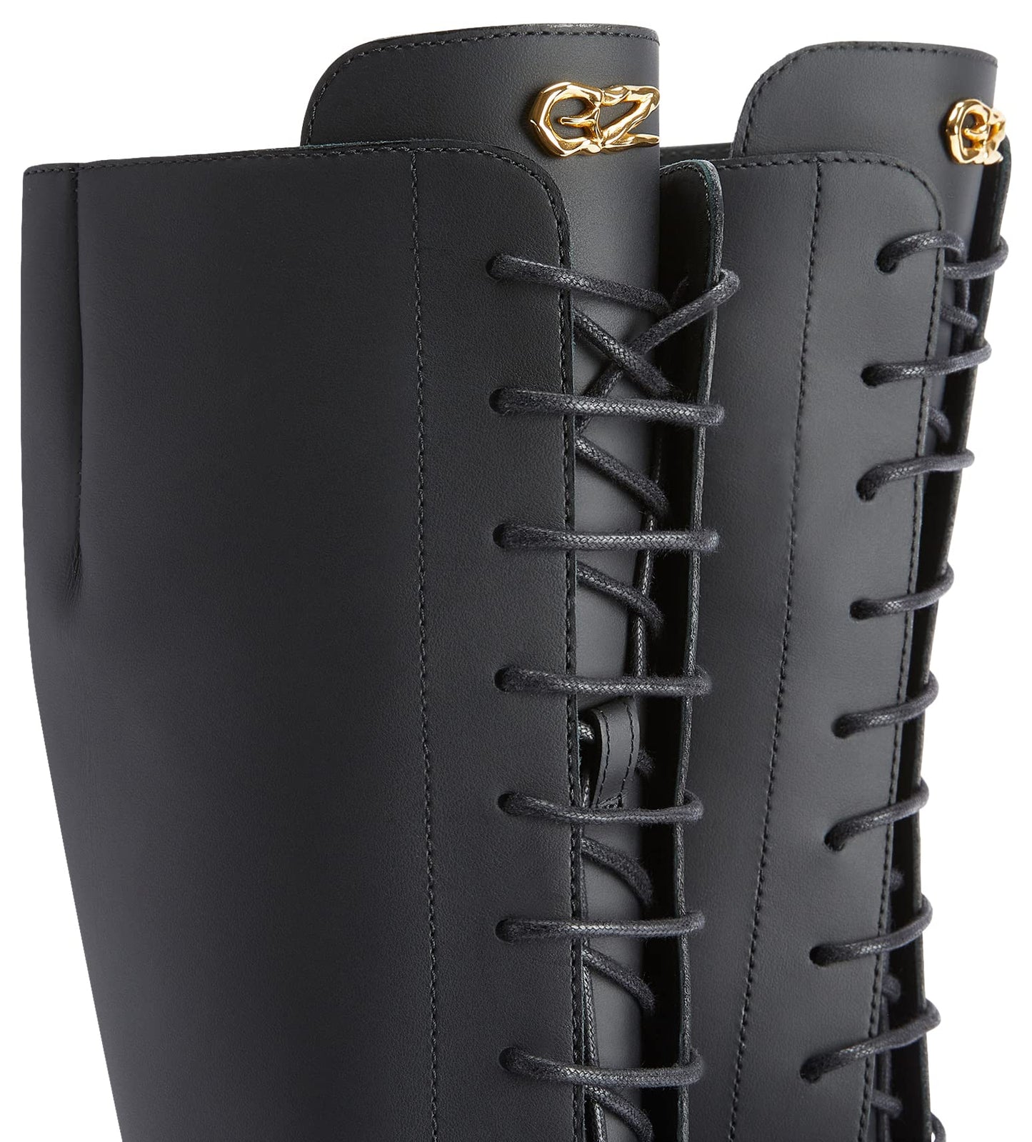 Giuseppe Zanotti, Tankie Boots Leather, 9, Black