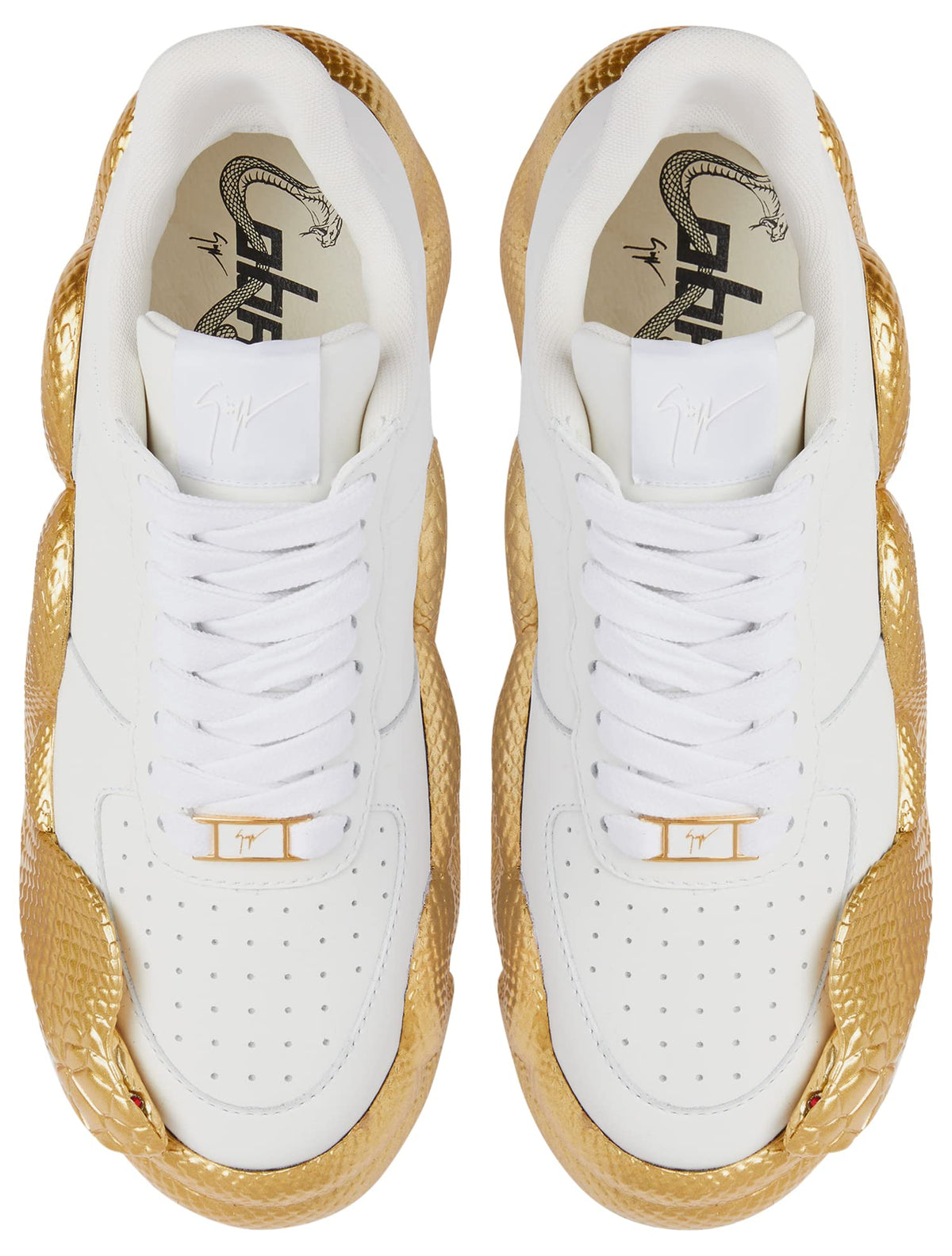 Giuseppe Zanotti, COBRAS Low-top sneakers, 9, White