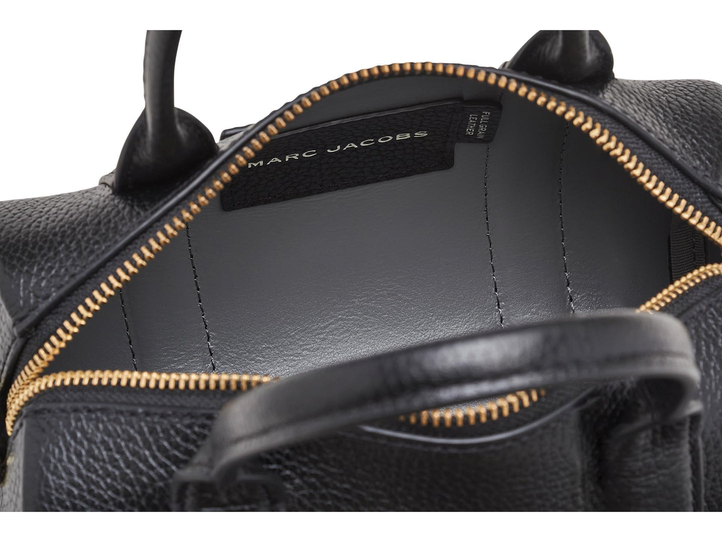 Marc Jacobs The Leather Mini Duffle Bag, Black