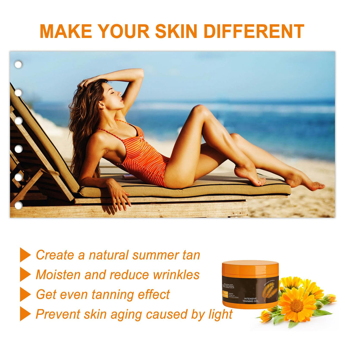 2Pcs Luxury Intensive Tanning Gel, Intensive Tanning Luxe Gel, Natural Tanning Accelerator Cream Gel,Tanning Cream for Sunbeds & Outdoor Sun 5oz/pcs
