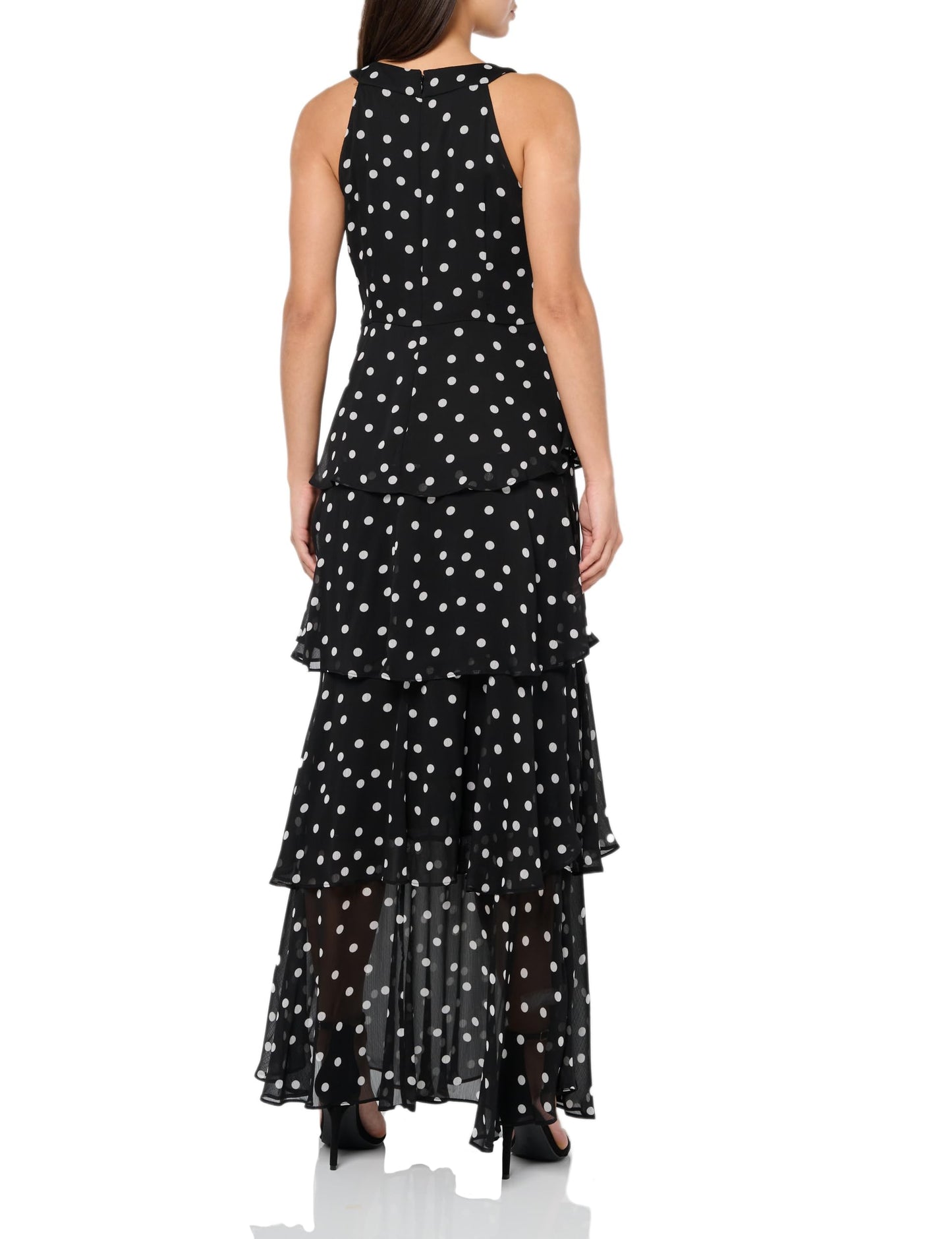 Tommy Hilfiger Women's Dresses Dress,Black/Ivory,16