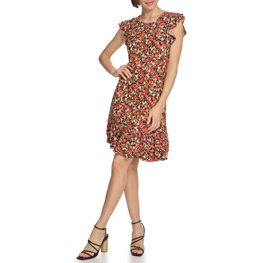 Tommy Hilfiger Women's Dresses,Sky Captain Multi,14