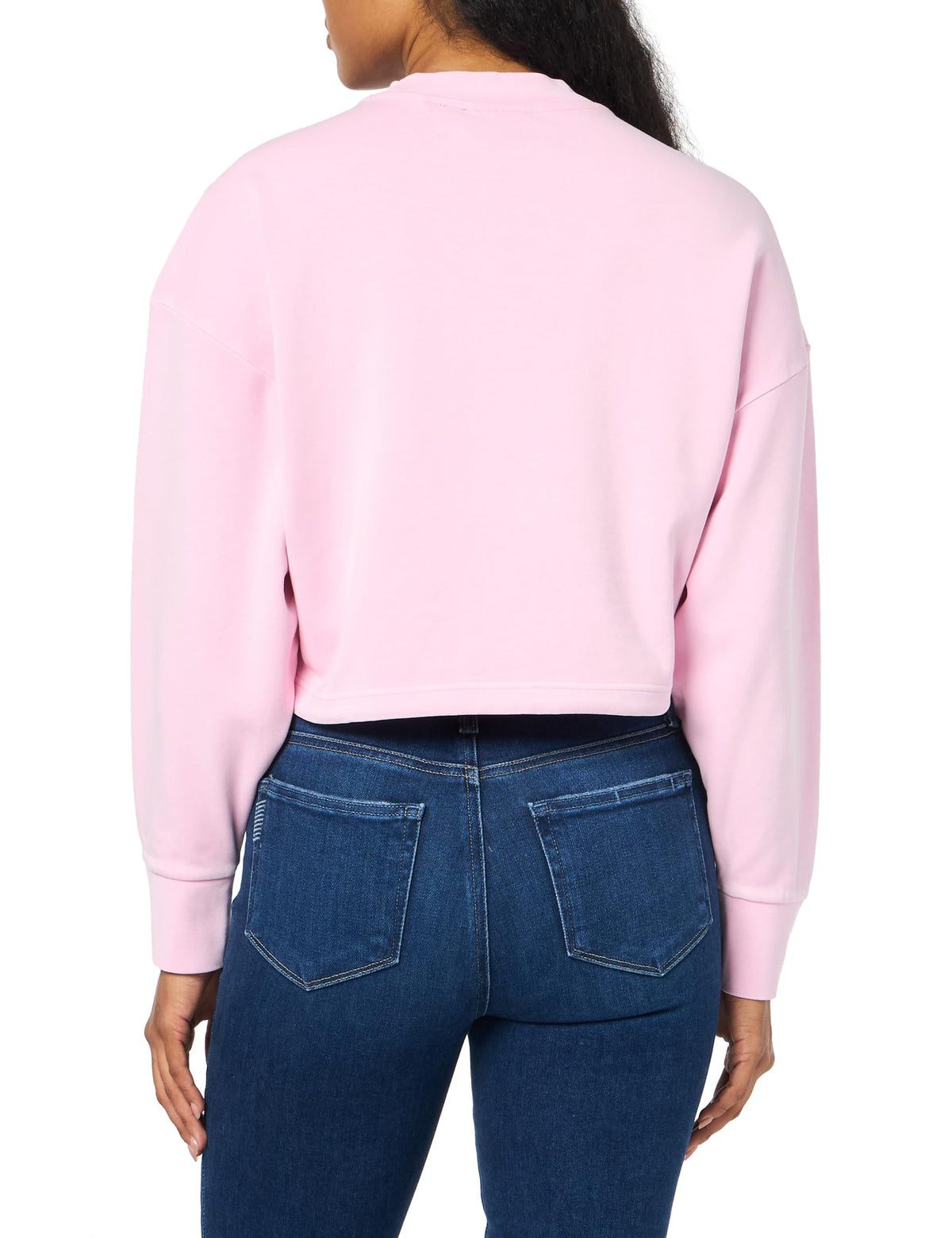 HUGO Box Logo Adjustable Waist Sweatshirt lilac pink Medium