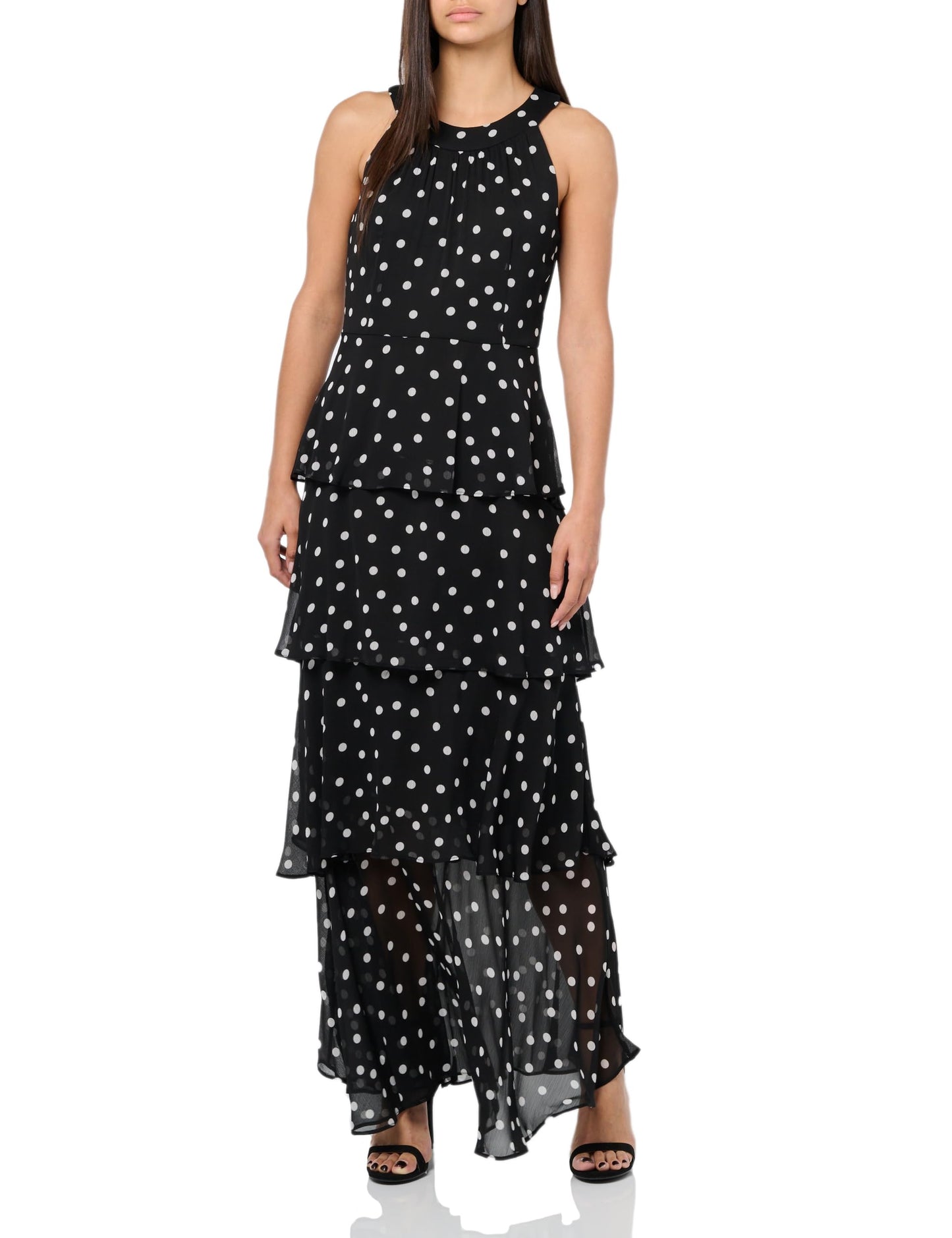Tommy Hilfiger Women's Dresses Dress,Black/Ivory,16