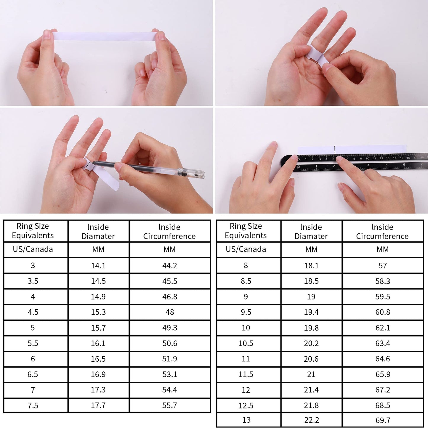 5 Stone Moissanite Promise Rings for Her, Brilliant 3.75MM D Color VVS1 Clarity Lab Created Diamond Band 14K Yellow Gold Filled Solid S925 Sterling Silver Moissanite Wedding Rings for Women Gifts