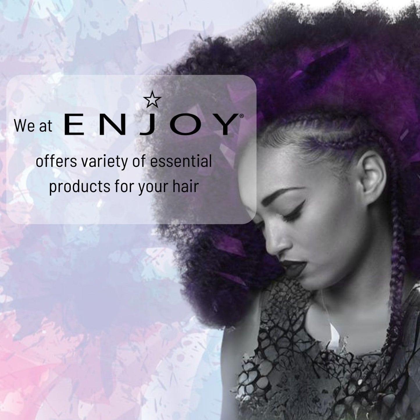 Enjoy Hair Mask 8 Oz 227 Grams | Add Moisture & Shine, Repair and Strengthen Dry, Unruly Hair | Color Safe | pH 4.5-5.5 | Sulfate-Free