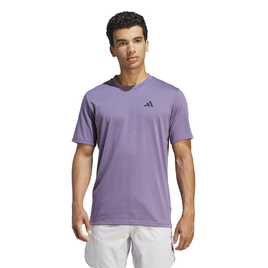 adidas Men's Essentials FeelReady Training T-Shirt, Shadow Violet/Black, Large