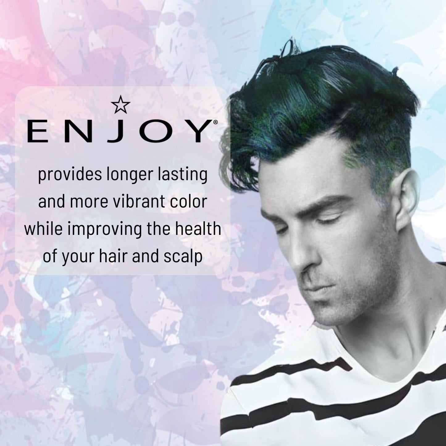 Enjoy Hair Mask 8 Oz 227 Grams | Add Moisture & Shine, Repair and Strengthen Dry, Unruly Hair | Color Safe | pH 4.5-5.5 | Sulfate-Free