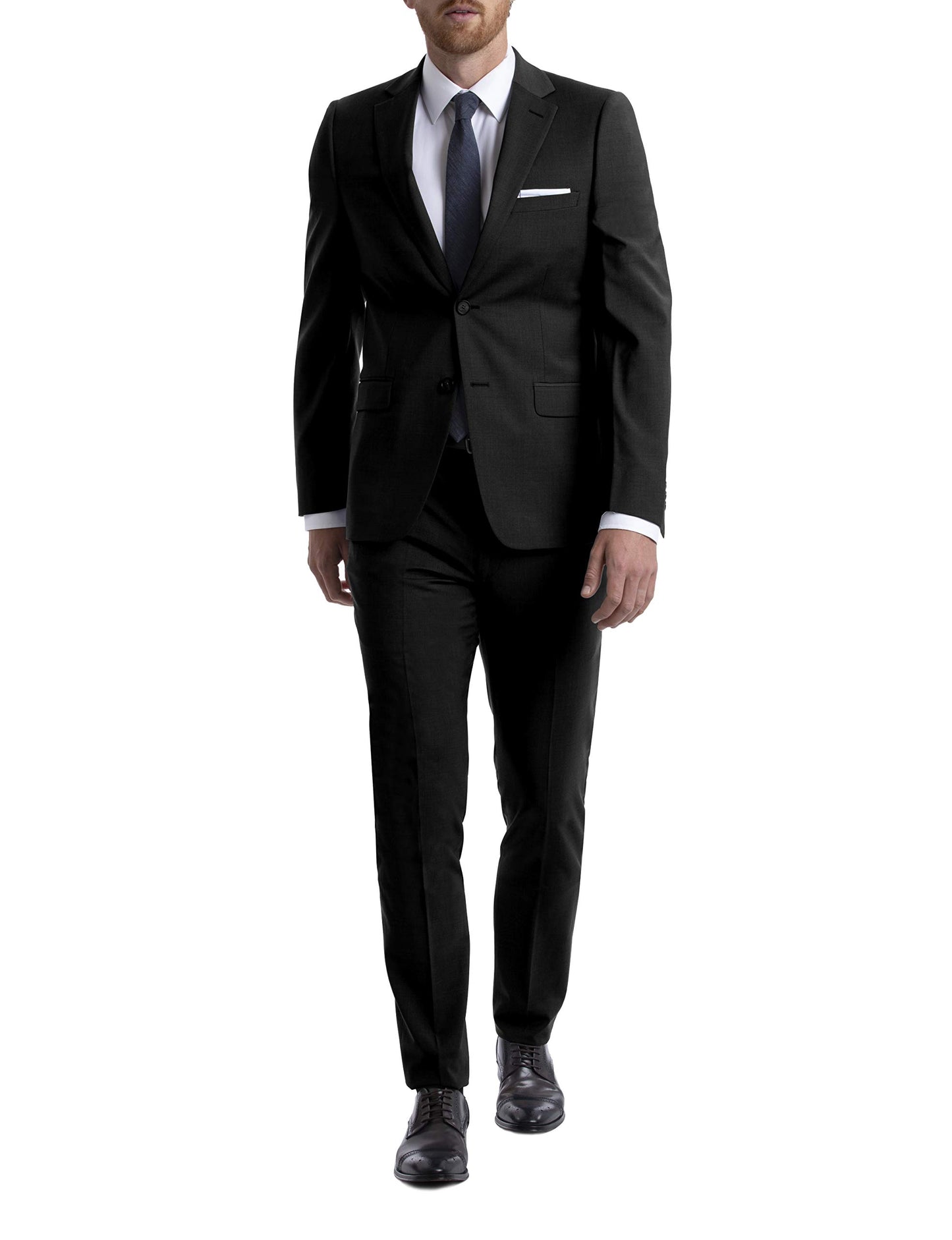 Calvin Klein Skinny Fit Men’s Suit Separates with Performance Stretch Fabric, Blue, 34W x 30L