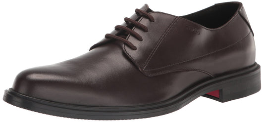 HUGO Mens Derby Shoe Oxford, Hickory Brown, 10 US