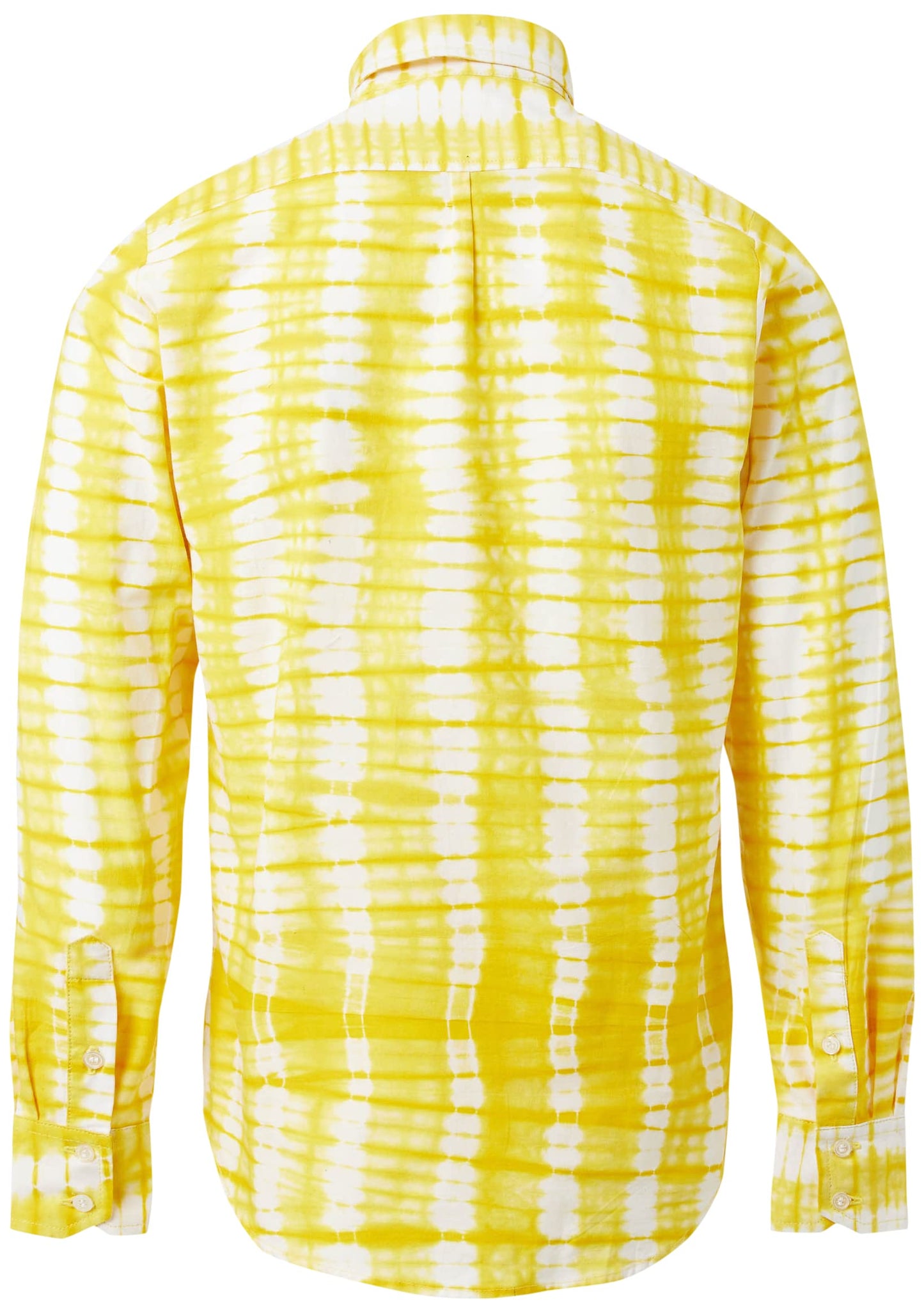 Studio 189, Cotton Marley Button Down Long Sleeve Shirt, Yellow, L