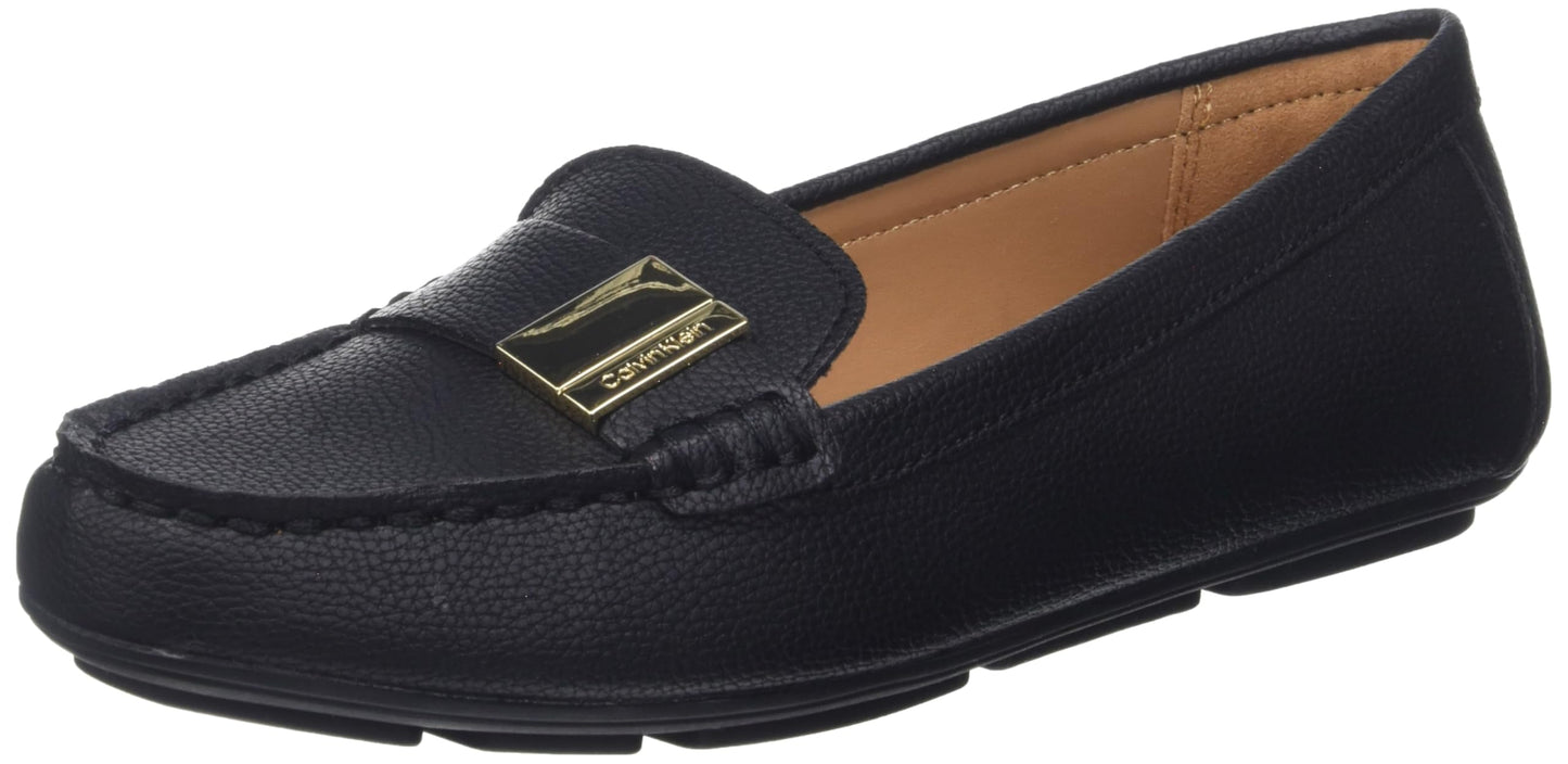 Calvin Klein Women's Lisa Loafer, Black, 8