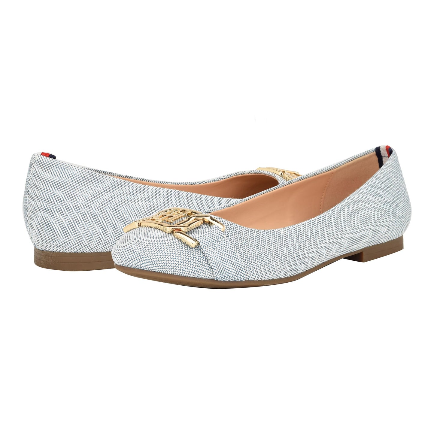 Tommy Hilfiger Women's Gallyne2 Ballet Flat, Columbia Blue 420, 8