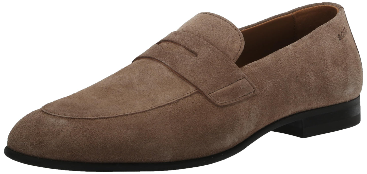 BOSS Smooth Suede Slip On Loafers