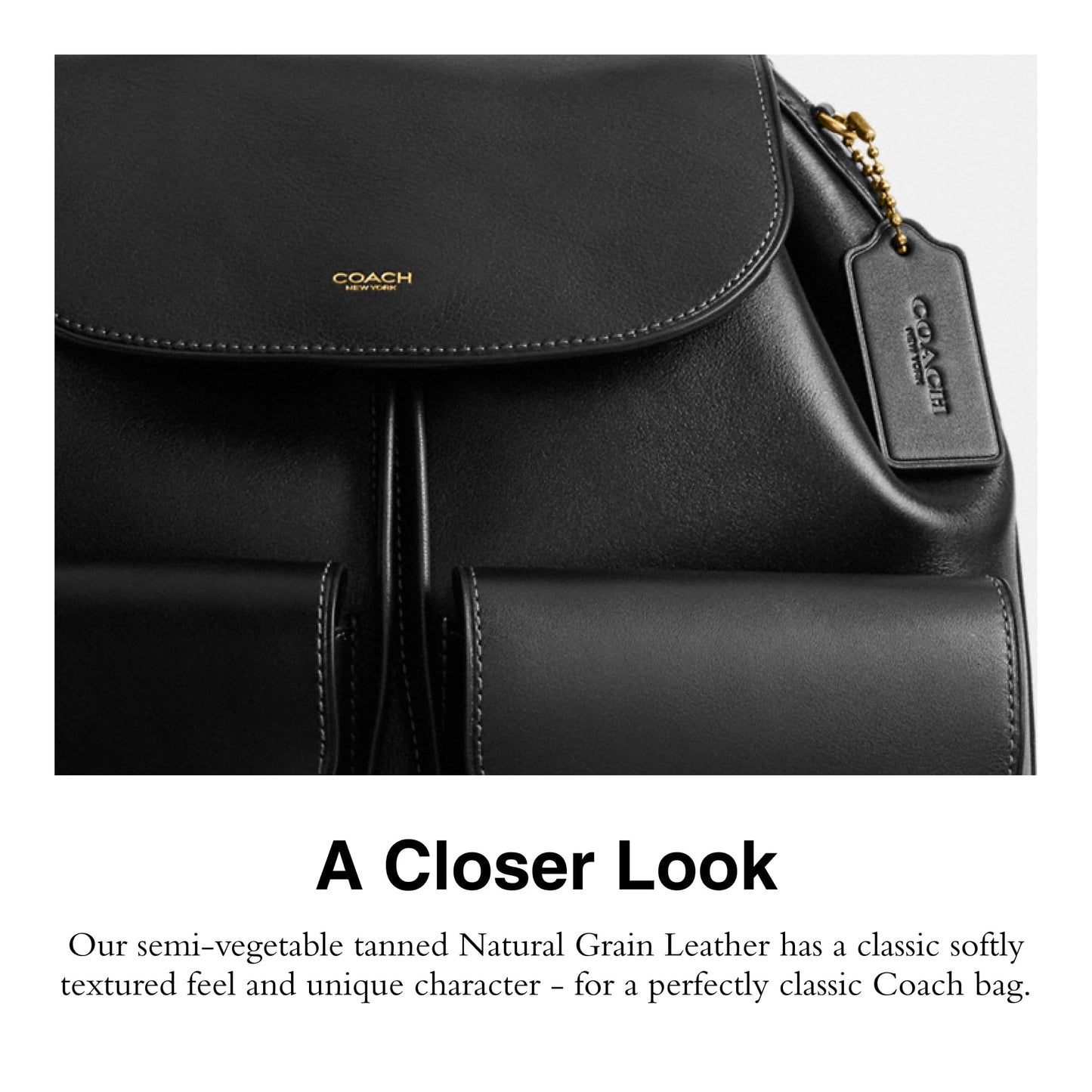 COACH Women's Crosby Backpack 28, B4/Black, Standard