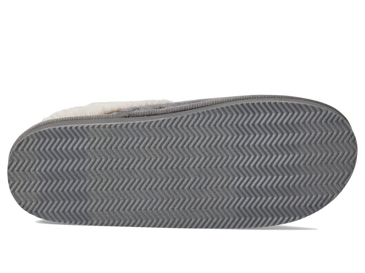 POLO RALPH LAUREN Kayleigh Scuff Slipper Charcoal 9 M