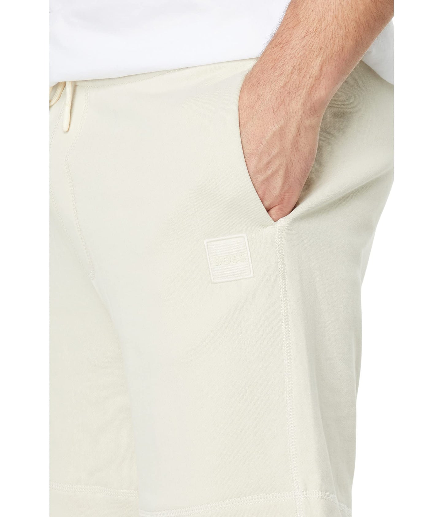 BOSS Tonal Logo Soft French Terry Shorts