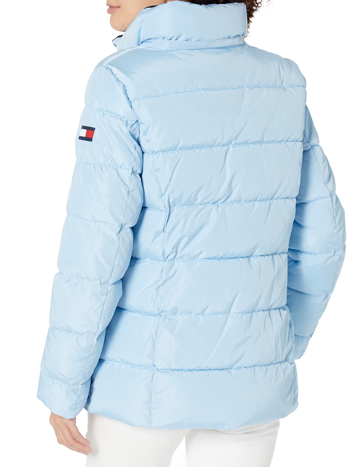 TOMMY HILFIGER womens OUTERWEAR JACKET,CERULEAN,Large