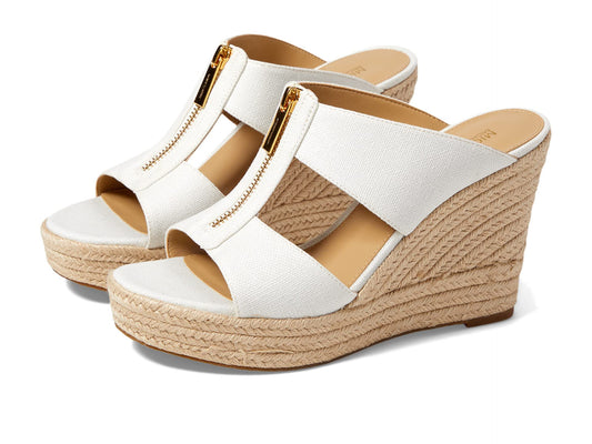 Michael Kors Bradley Mule Optic White 7 M