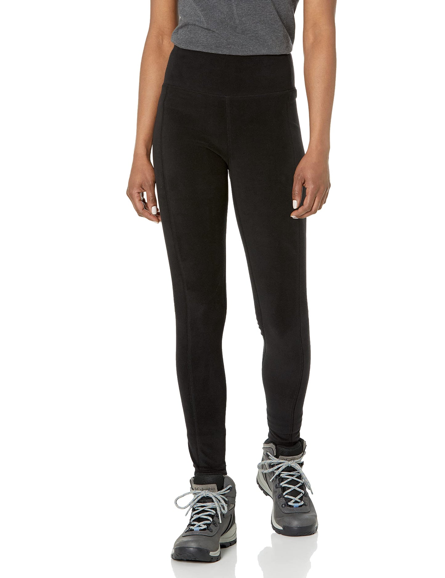 Calvin Klein Performance Women's High Waisted Warm Fleece Winter Leggings, Black