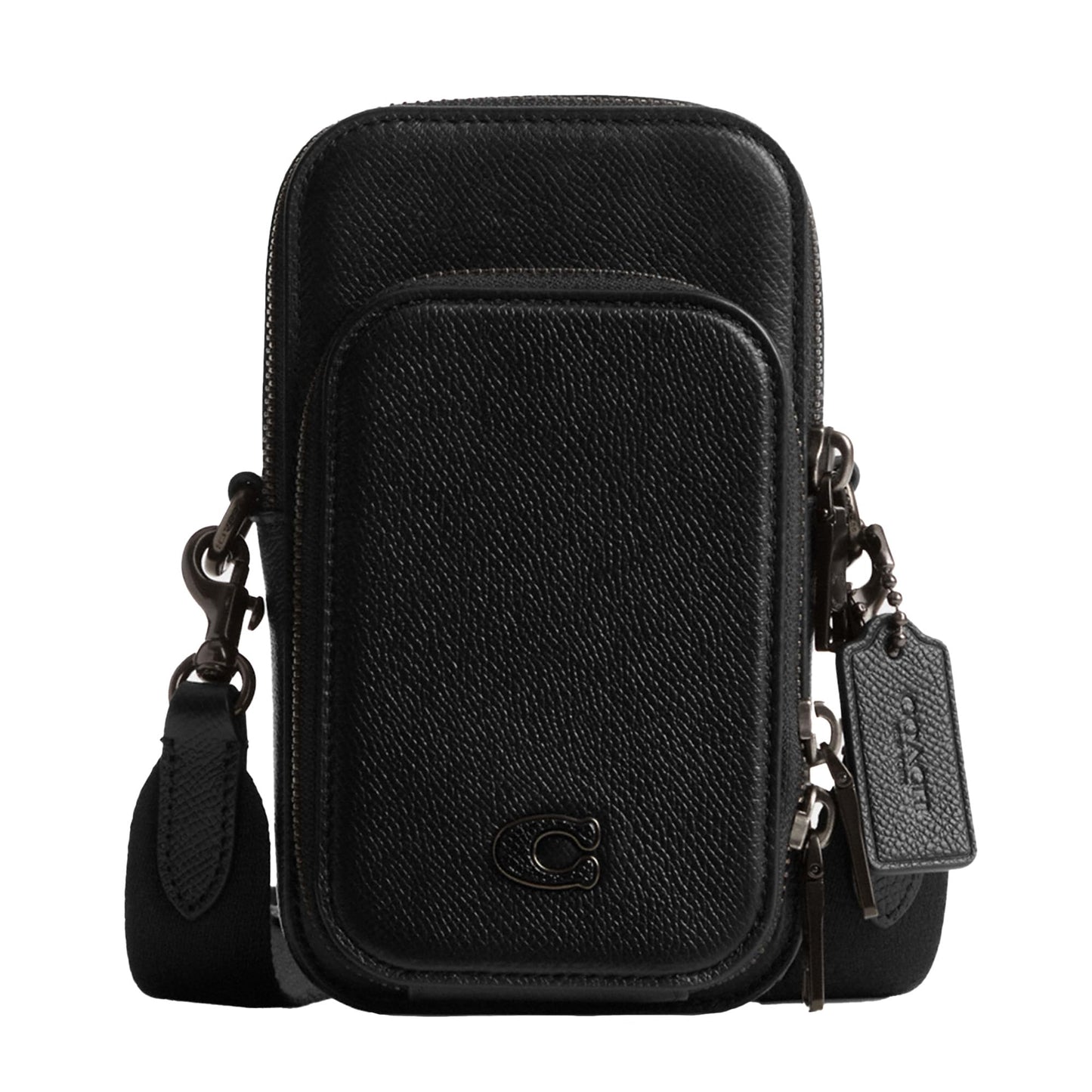 Coach Phone Crossbody in Crossgrain Leather