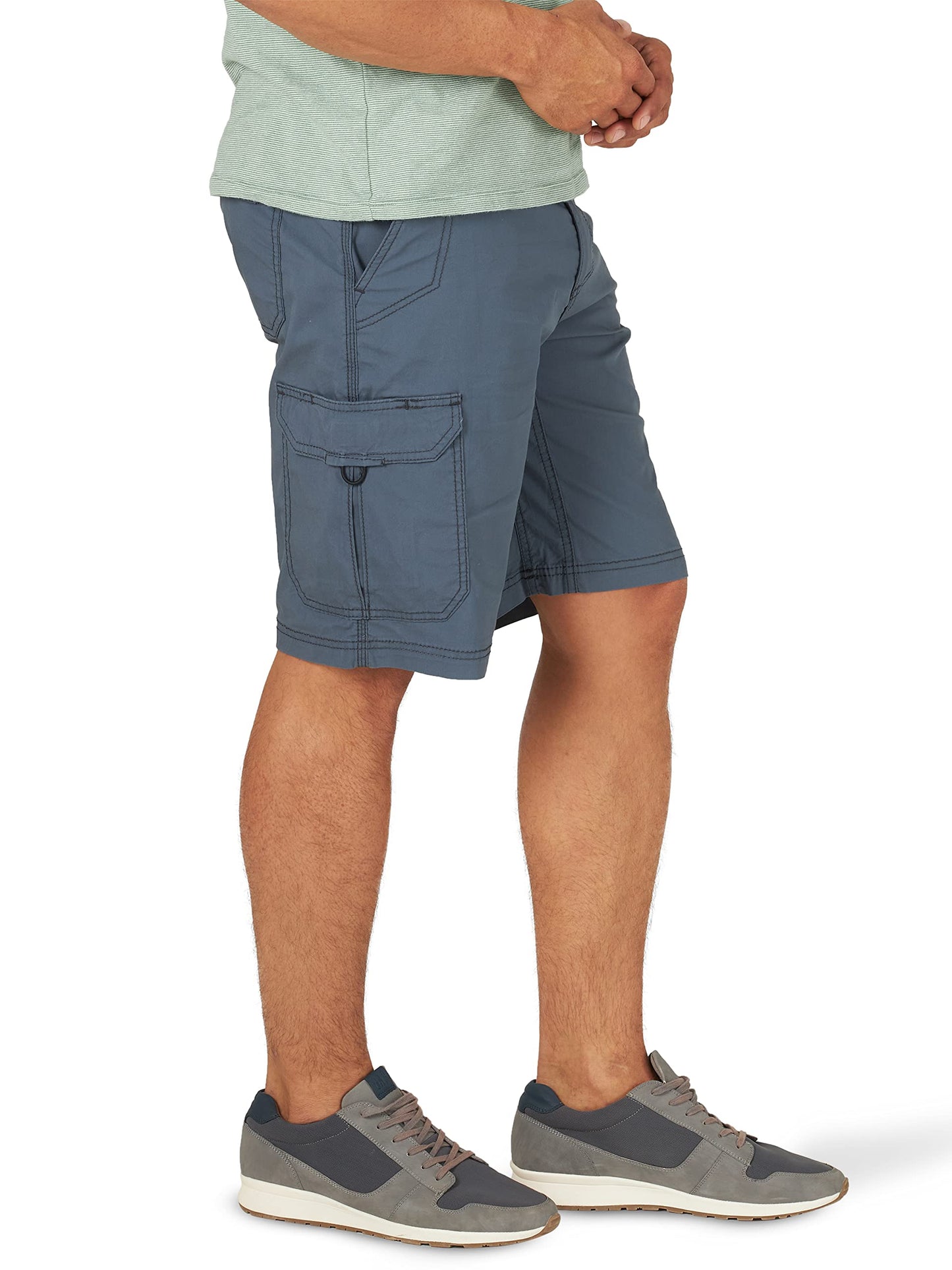 Lee Men's Extreme Motion Crossroad Cargo Short, Slate, 34