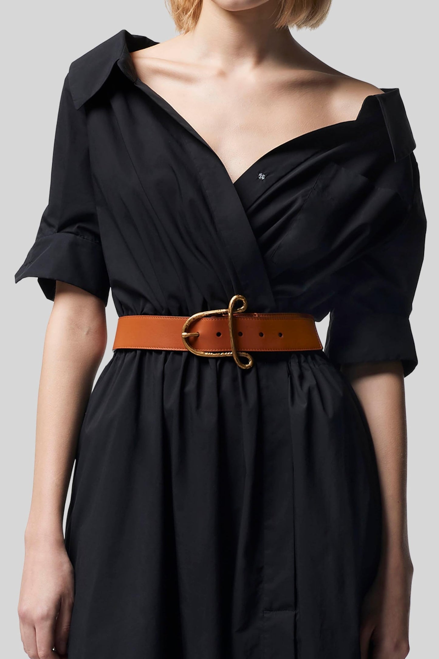 Altuzarra Womens "A" Belt Cognac Medium