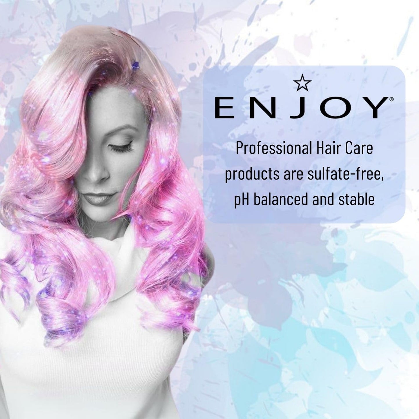 Enjoy Hair Mask 8 Oz 227 Grams | Add Moisture & Shine, Repair and Strengthen Dry, Unruly Hair | Color Safe | pH 4.5-5.5 | Sulfate-Free