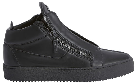 Giuseppe Zanotti, Bhonny Mid-Top Sneakers Fabric, 11, Black