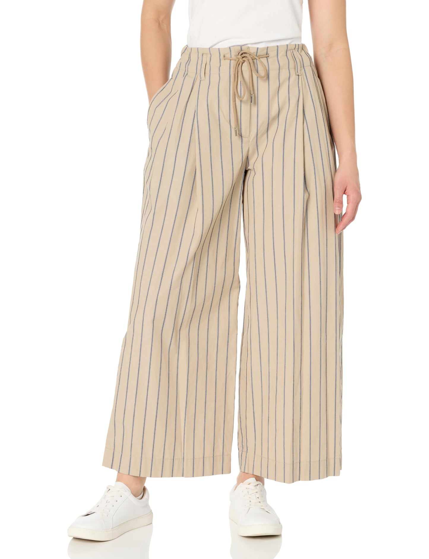 Nautica Women's Stripe Wide Leg Pants, Rope Multi
