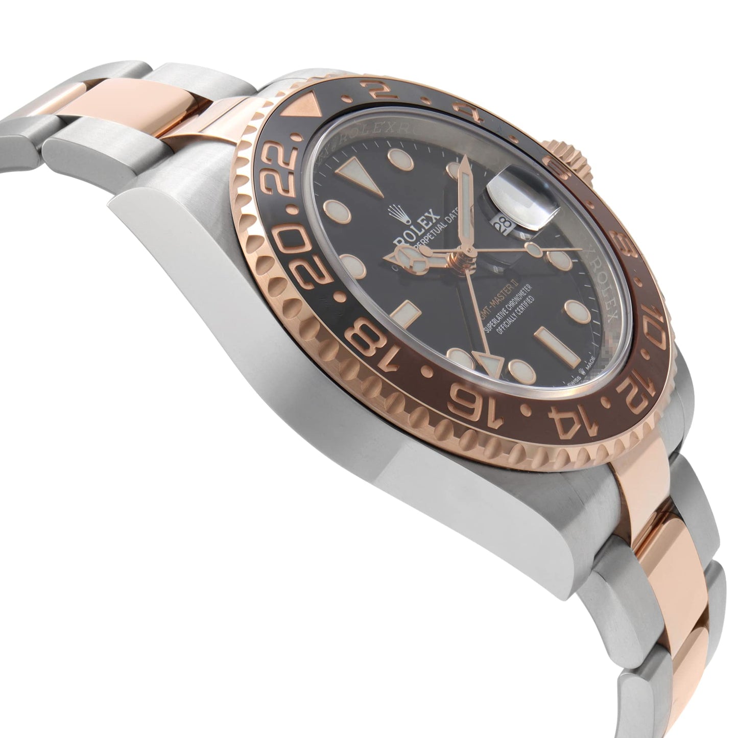 Rolex GMT-Master II Black Dial Automatic Stainless Steel and 18kt Rose Gold 126711CHNR