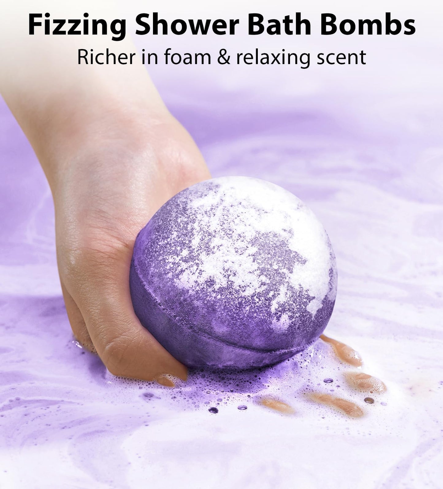 Deep Sleep Bubble Bath Bombs Infused Lavender and Chamomile Essential Luxurious Bath Additives for Dry Skin Nourishment -Indulge in A Blissful Bathing Experience with Our Relaxation Gift Set