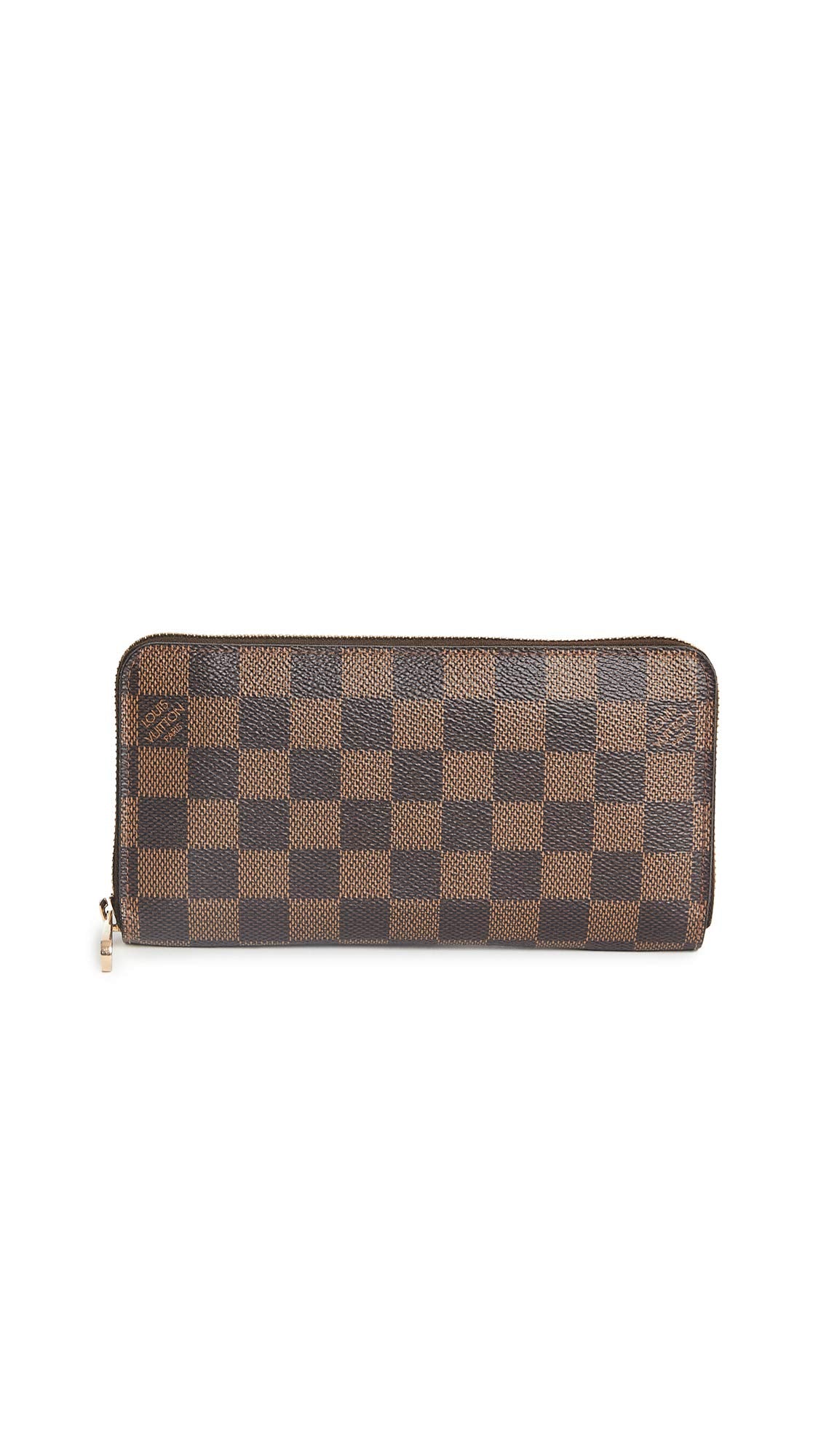 Louis Vuitton Women's Pre-Loved Zippy Wallet, Damier Ebene, Brown, One Size