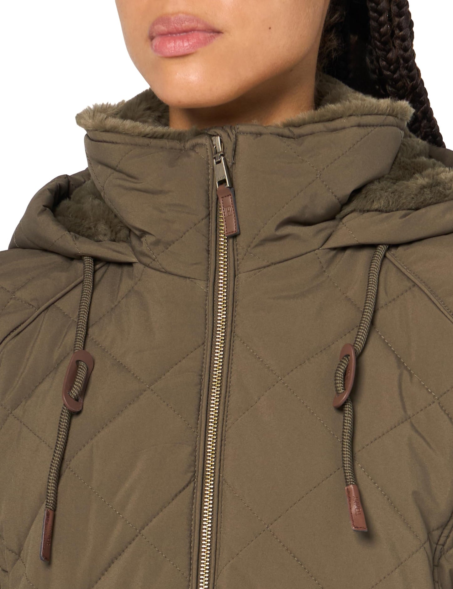 Tommy Hilfiger Women's Outerwear Quilt ed coat,Juniper, M