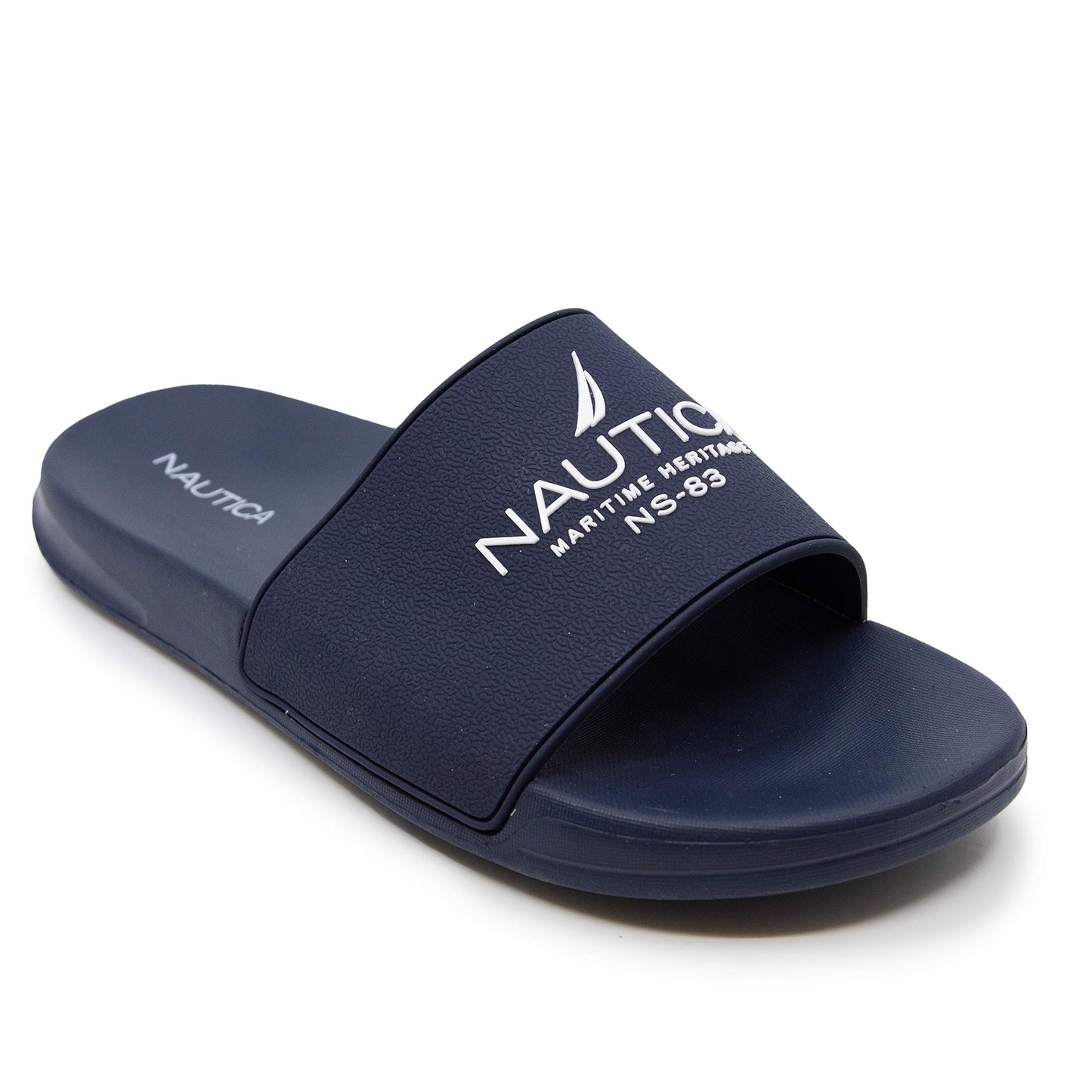 Nautica Men's Athletic Slide Comfort Sandal-Porter-Navy-Size-7