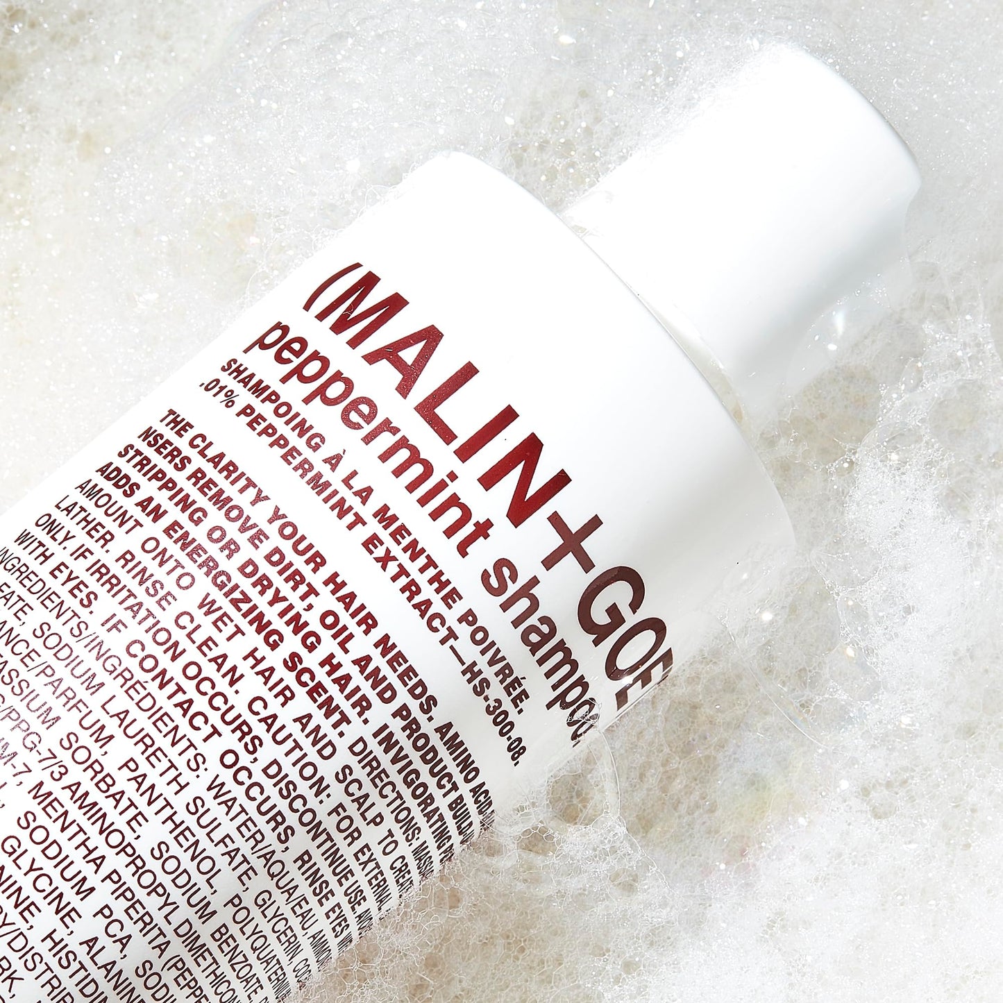 Malin + Goetz Peppermint Shampoo, 8 Fl. Oz. - Men & Women Clarifying Shampoo, Natural Hair Shampoo to Cleanse & Hydrate, Scalp Shampoo Treatment for All Hair Types, Vegan & Cruelty-Free