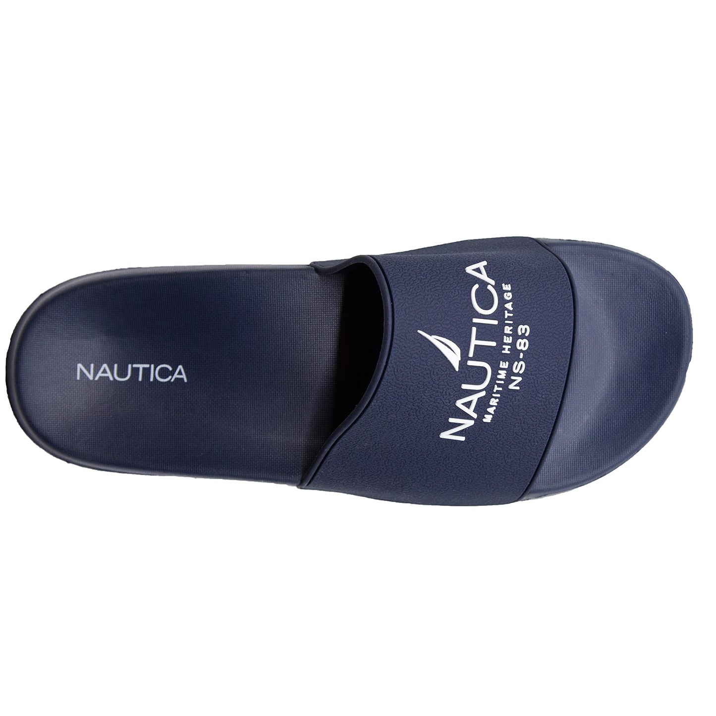 Nautica Men's Athletic Slide Comfort Sandal-Porter-Navy-Size-7