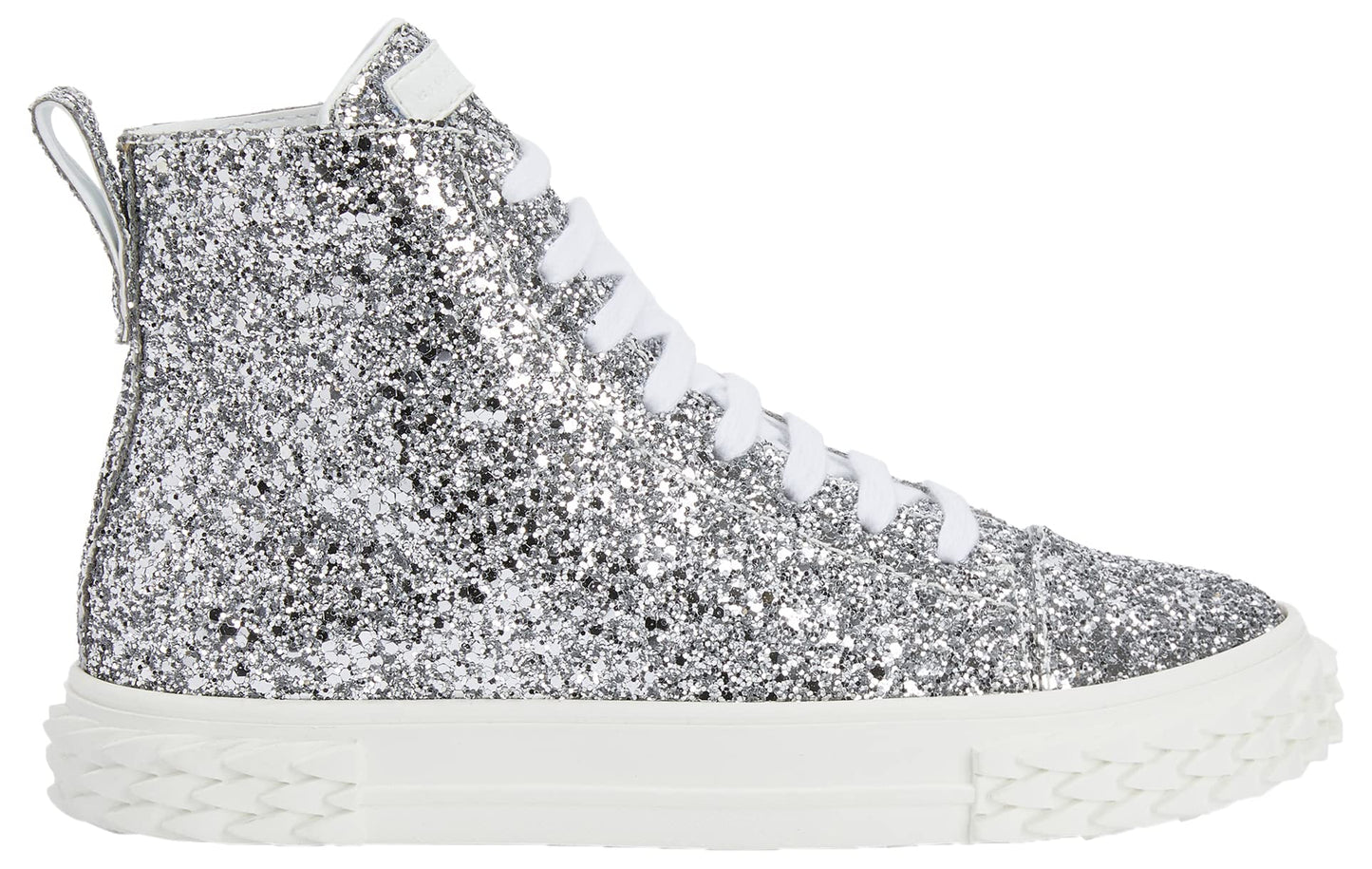 Giuseppe Zanotti, ECOBLABBER Mid-top sneakers, 6, Silver