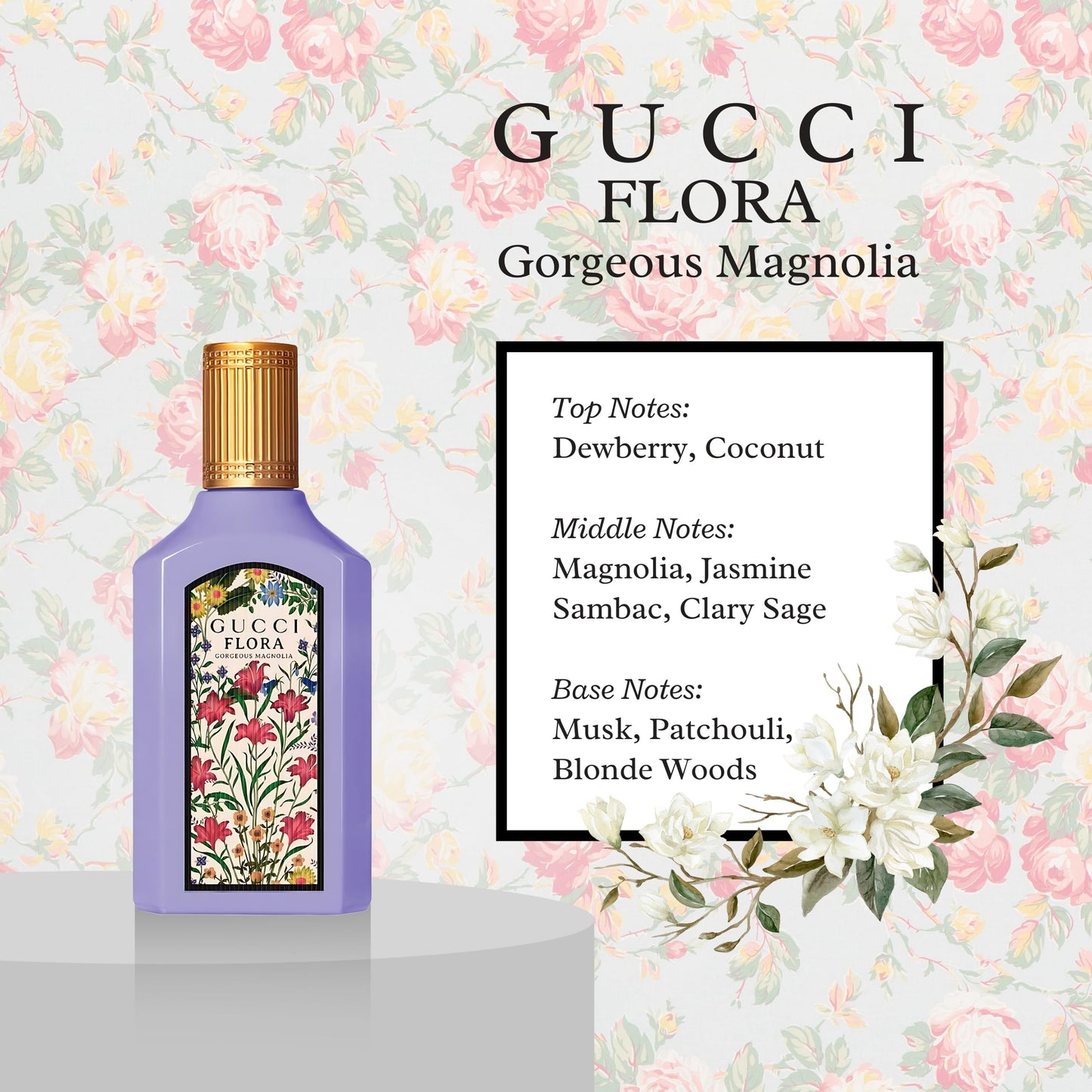 Gucci Flora Perfume for Women Variety Gift Set Mini Splashes 4 X 0.16 Fl oz