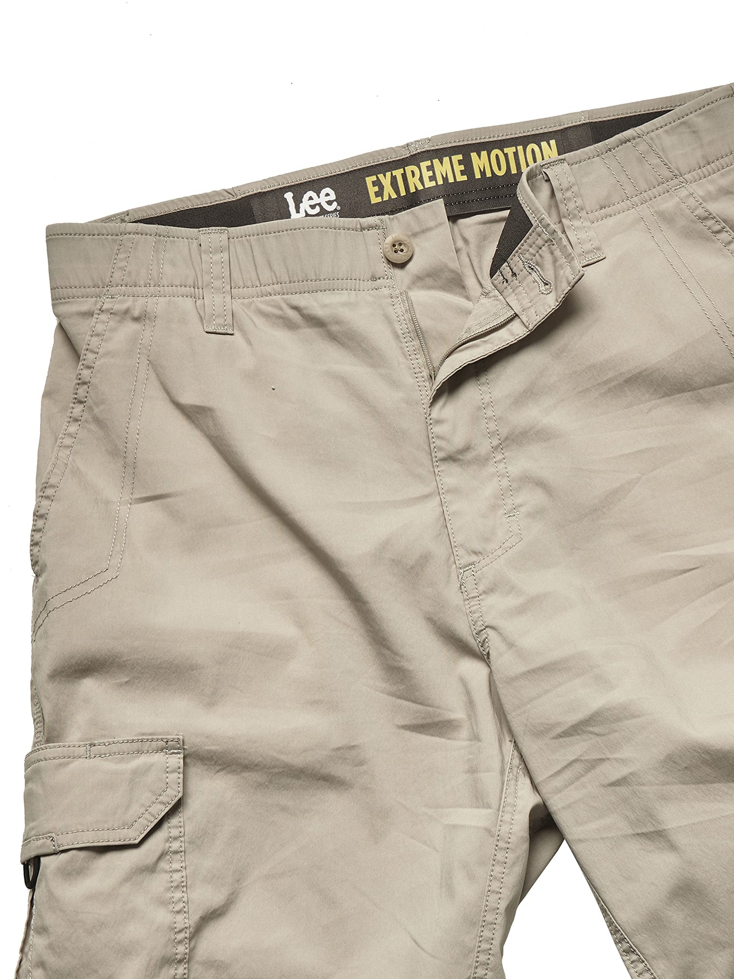 Lee Men's Extreme Motion Crossroad Cargo Short, Slate, 34