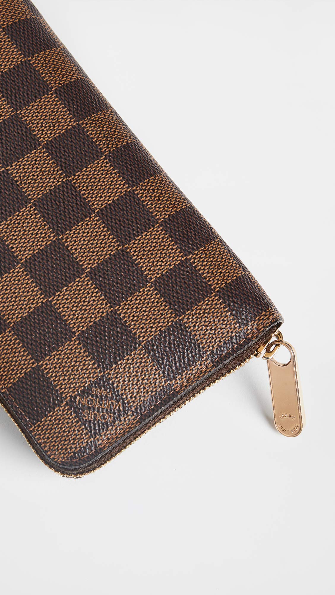 Louis Vuitton Women's Pre-Loved Zippy Wallet, Damier Ebene, Brown, One Size