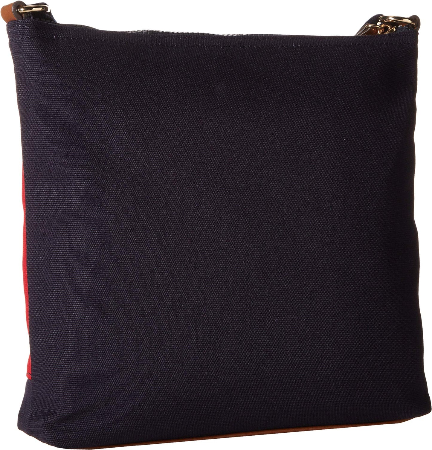 Tommy Hilfiger womens Crossbody for Women TH Flag Canvas, Navy, One Size